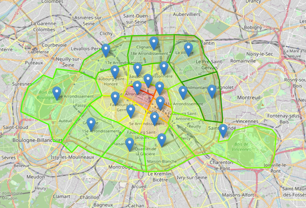 Arrondissements de paris